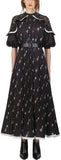 Arrow Print Midi Dress