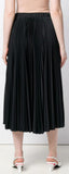 V-Logo Pleated Skirt