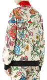 Floral Zip Jacket and Jogging Pant Suit