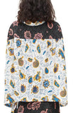 Paula Print Blouse White-Multicolor | DESIGNER INSPIRED FASHIONS
