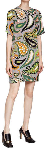 Paisley Print Dress