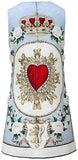 Embellished Sacred Heart Mini Dress