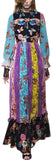 Embellished Printed Lace-Paneled Maxi Dress | DESIGNER INSPIRED FASHIONS