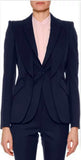 Layered Grain de Poudre Blazer