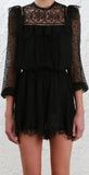 Meridian Circle Lace Playsuit, Black