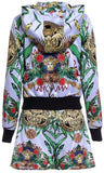 Multi Printed Jacket & Short Set