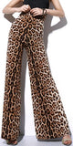 Leopard Print Flared Pants - DESIGNER INSPIRED FASHIONS