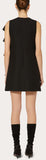 Crepe Couture Ruffle Dress