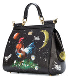 Sicily Astronaut Printed Tote Bag