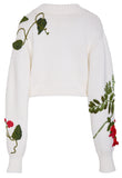 Floral Cropped Sweater