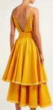 Ladies Who Lunch Tiered Poplin Midi Dress | DESIGNER INSPIRED FASHIONS