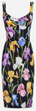 Floral Print Fitted Dress