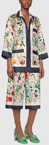 Flora-Print Top and Pant Set