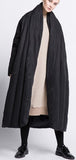 Paneled Puffer Coat - Red, Champagne, or Black