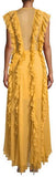 'Ambra' V-Neck Cap-Sleeve Layered Ruffle Maxi Dress | DESIGNER INSPIRED FASHIONS