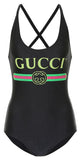 Logo Print Swimsuit