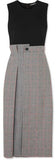 Checked Midi Dress