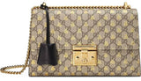 Medium Padlock GG Supreme Bee Shoulder Bag