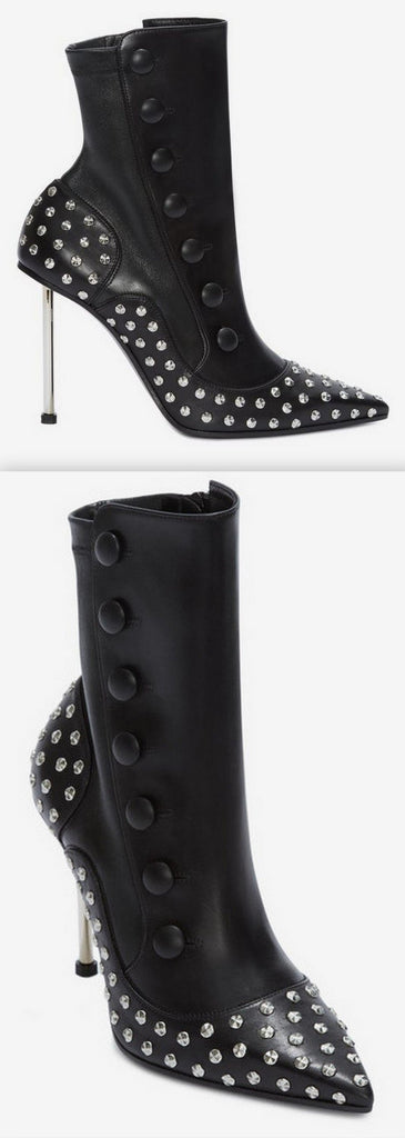 Embellished Victorian Boots