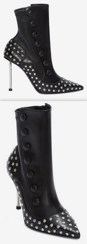 Embellished Victorian Boots