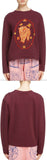 Oslavi Embroidered Bear Sweatshirt
