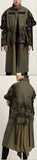 Camouflage Patch Parka Jacket-Coat
