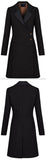 Knee-Length Wrap Coat | DESIGNER INSPIRED FASHIONS