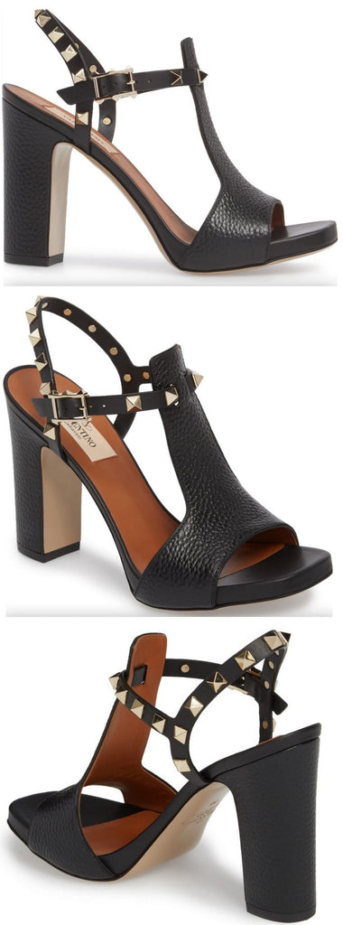 Rockstud T-Strap Sandals