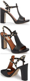 Rockstud T-Strap Sandals