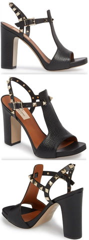 Rockstud T-Strap Sandals