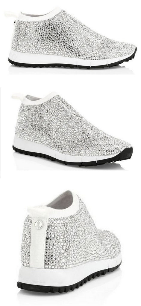 Norway Bejeweled Mesh Sneakers