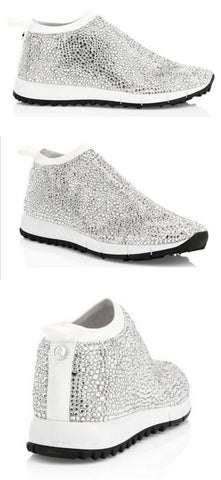 Norway Bejeweled Mesh Sneakers