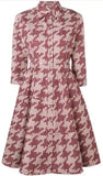 Dotted Pattern Shirt-Dress | DESIGNER INSPIRED FASHIONS
