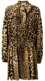 Leopard Print Silk Dress | DESIGNER INSPIRED FASHIONS