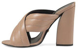 'Webby' Crossover Leather Sandals - ( Black, Green, Beige, Red, White ) - DESIGNER INSPIRED FASHIONS