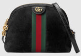Ophidia Small Shoulder Bag - Red, Chestnut Brown or Black