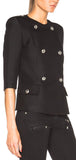 Double Breasted Half-Sleeve Jacket - DESIGNER INSPIRED FASHIONS