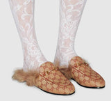 Princetown GG Canvas Slipper