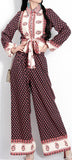 Vintage Printed Shirt & Pant Set