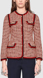 Striped Tweed Jacket