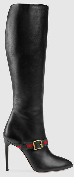 'Sylvie' Leather Knee Boots
