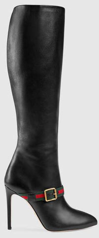 'Sylvie' Leather Knee Boots
