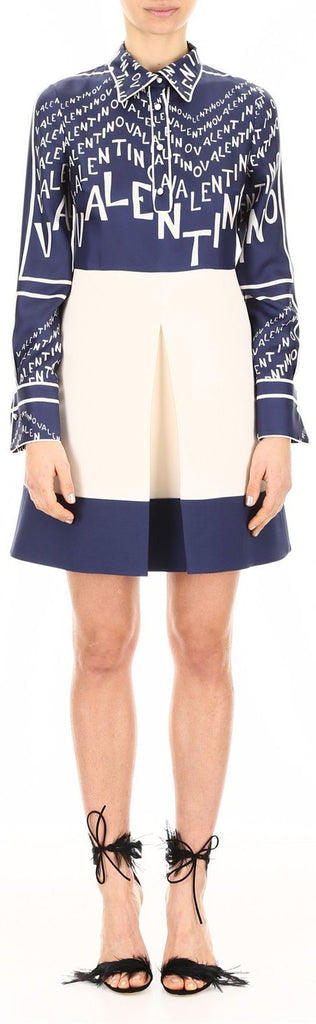 Chevron-Logo Shirt-Dress | DESIGNER INSPIRED FASHIONS