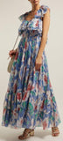 Hibiscus Print Gown | DESIGNER INSPIRED FASHIONS