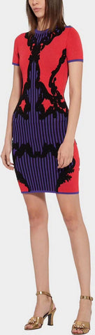Stretch Knit Mini Dress