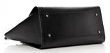 Caviar Medium Studded Deauville Tote Black