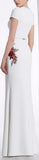Embellished-Collar Floral-Embroidered Maxi Dress | DESIGNER INSPIRED FASHIONS