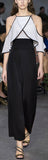 Cross-Over Cold Shoulder Top and High Waist Pant's