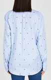 Blue Strawberry Fil Coupé Shirt | DESIGNER INSPIRED FASHIONS