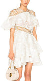 'Mischief' Layer Dress in White - DESIGNER INSPIRED FASHIONS
